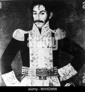 Simon Bolivar, liberatore dell America spagnola Foto Stock