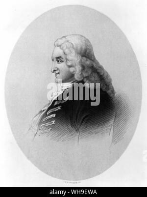 Henry Fielding (1707-1754), romanziere inglese. e magistrato. La sua opera più grande è la storia di Tom Jones. Foto Stock