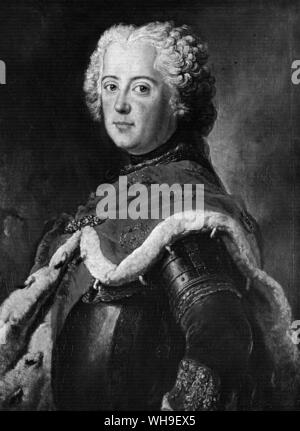 Frederick (II) Il Grande (1712-1786), re di Prussia dal 1740. Foto Stock