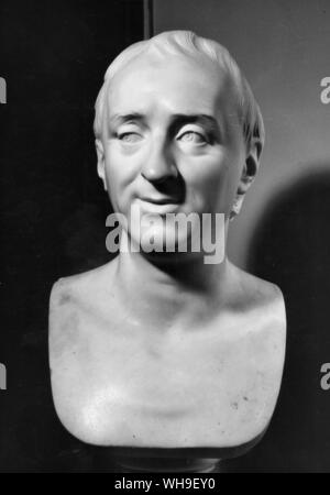 Denis Diderot (1713-1784), filosofo francese. Busto realizzato nel 1772. Foto Stock