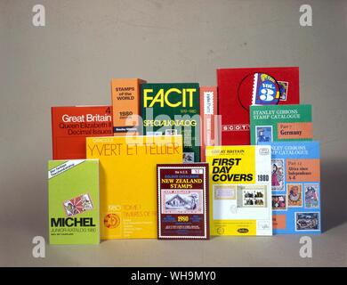 Timbro raccolta di libri Foto Stock