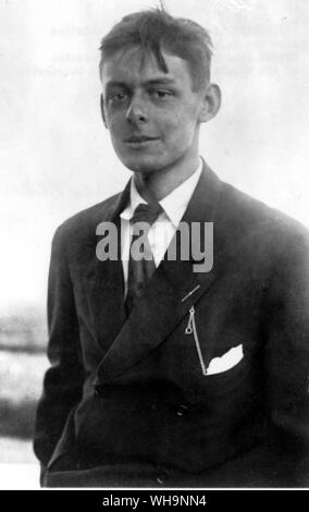 Thomas Stearns Eliot 1888-1965 nel suo primo anno a Harvard Foto Stock