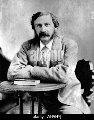 Il Bret Harte - Foto di Mark Twain e della biografia Foto Stock