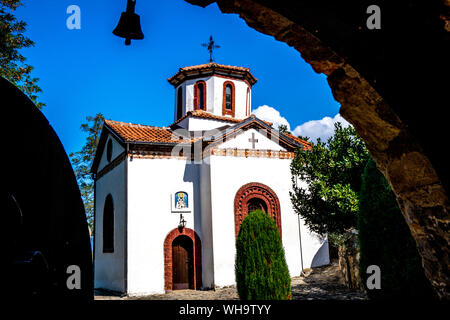 San Atanasio chiesa Saint Naum Monastero Complesso Sveti Naum, Repubblica di Macedonia, Europa Foto Stock