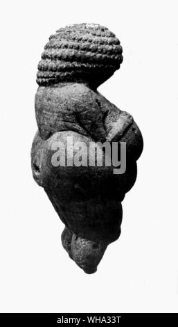 Presto l'uomo: "Venus" da Willendorf, Vienna. Foto Stock