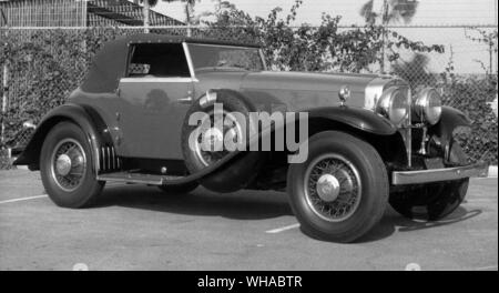 Stutz 1932. DV 32 Super Orso Cat modello con doppia camma di sovraccarico motore. Telaio corto. Cabrio coupe corpo da Murray Foto Stock