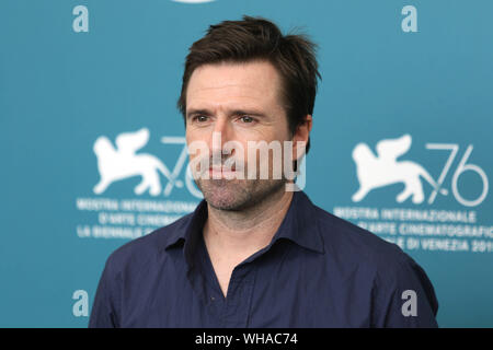 L'Italia, Lido di Venezia, 2 Settembre 2019 : Il direttore David Michod al photocall del film "Il re". 76° Festival del Cinema di Venezia Foto © Ot Foto Stock