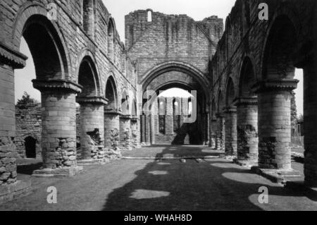 Shropshire. Abbazia Buildwas Foto Stock