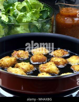 La Turchia le polpette fatte da avanzi di Turchia Foto Stock