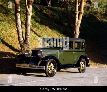 Trasporto su strada 1929. Hupmobile serie un nuovo secolo Foto Stock