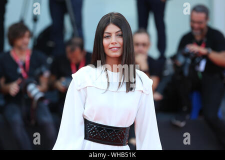Venezia, Italia. 01 Sep, 2019. Venezia, Italia - Sep 01: Alessandra Mastronardi assiste la lavanderia screening durante il 76° Festival del Cinema di Venezia ( Credito: Mickael Chavet/Alamy Live News Foto Stock