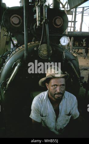 Motore a vapore e Stoker. Foto Stock