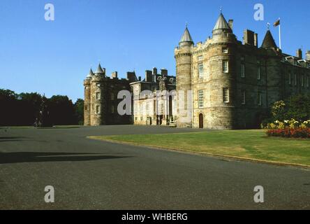 Il Palazzo di Holyrood , Edimburgo , in Scozia Foto Stock