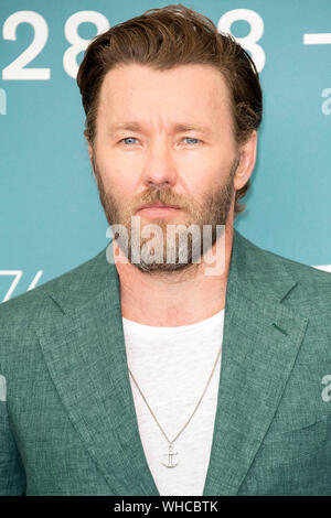 Venedig, Italia. 02Sep, 2019. Joel Edgerton frequentando 'Il Re' photocall durante il 76° Festival del Cinema di Venezia al Palazzo del Casinò su Settembre 02, 2019 a Venezia, Italia. Credito: Geisler-Fotopress GmbH/Alamy Live News Foto Stock