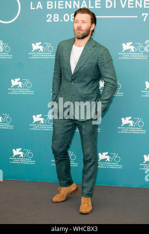 Venedig, Italia. 02Sep, 2019. Joel Edgerton frequentando 'Il Re' photocall durante il 76° Festival del Cinema di Venezia al Palazzo del Casinò su Settembre 02, 2019 a Venezia, Italia. Credito: Geisler-Fotopress GmbH/Alamy Live News Foto Stock