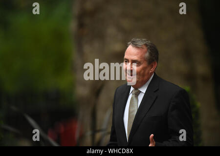 Dott. Liam Fox, conservatori MP per North Somerset, arrivando ad una riunione che si terrà al 10 di Downing Street, Londra centrale. Foto Stock