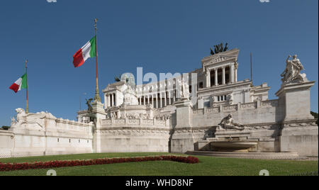 Vittorio Emanuele II monumento di Roma, Italia Foto Stock