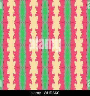 Astratto modello senza cuciture con moderata rosa, pelle e medio mare colori verde. infinite texture di sfondo, Creative o il design di moda. Foto Stock