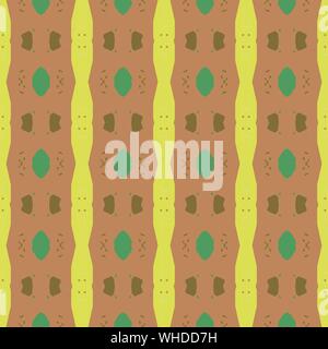 Abstract seamless pattern con il Perù, scuro kaki e medio mare colori verde. infinite texture di sfondo, Creative o il design di moda. Foto Stock