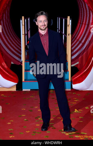 James McAvoy frequentando il Capitolo Due Premiere europeo tenutosi a volte a Waterloo, Londra. Foto Stock