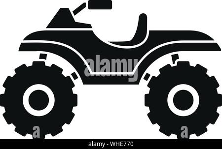 Hunter quad bike icona. Illustrazione semplice della hunter quad bike icona vettoriali per il web design isolato su sfondo bianco Illustrazione Vettoriale