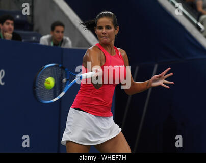 Flushing Meadows New York US Open Tennis Day 5 01/09/2019 Julia Goerges (GER) perde il quarto round match foto Roger Parker International Sports Fotos Ltd/Alamy Live News Foto Stock