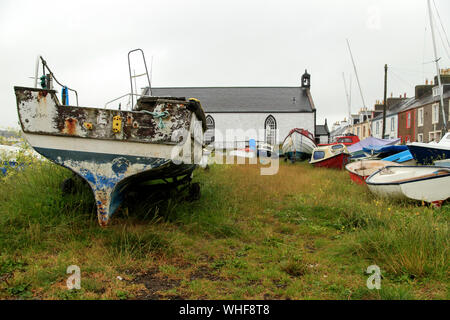 Cantiere, Isola di Whithorn, Dumfries & Galloway, Scotland, Regno Unito Foto Stock