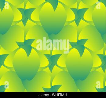 Abstract giallo verde gradiente pattern di frutta. Colore brillante background Illustrazione Vettoriale