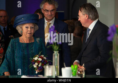 Il Royal Dutch Mint (KNM), Utrecht, Paesi Bassi. Sabato 31 Agosto, 2019. Sua Altezza Reale la Principessa Beatrice dei Paesi Bassi, questa mattina Foto Stock