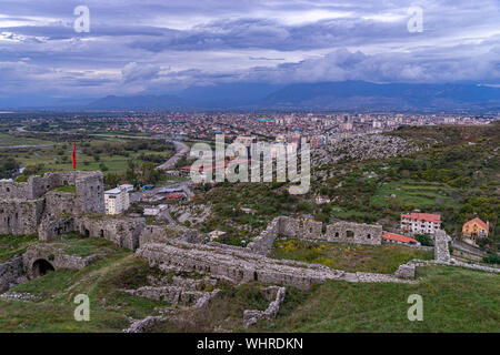 L antico castello di Rozafa di Scutari Albania Foto Stock