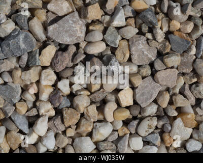 Fondo con piccoli ciottoli Foto Stock
