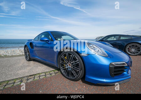 Porsche Club Gran Bretagna incontro a Llandudno North Wales UK 19 Maggio 2019 Foto Stock