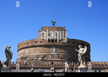 Castello di Santo Angelo ( Castel Sant'Angelo a Roma, Italia. Foto Stock