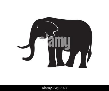 Icona di elefante illustrazione vettoriale. Illustrazione Vettoriale