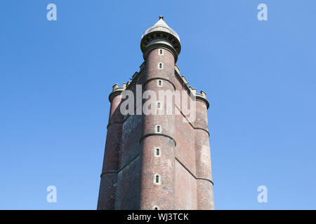 King Alfred's Tower, noto anche come la follia del Re Alfredo il Grande o Stourton Torre nel Somerset, Inghilterra Foto Stock