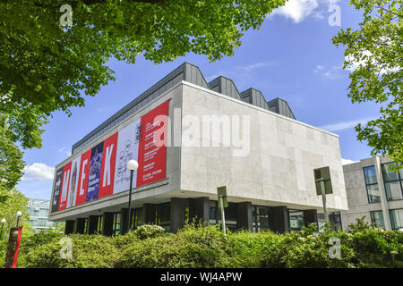 Visualizzare, architettura, esterno al di fuori, vista esterna, vista esterna, Berlino Dahlem, Dahlemer, Germania, museo etnologico, Building, edificio Lansstra Foto Stock