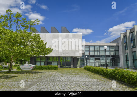 Visualizzare, architettura, esterno al di fuori, vista esterna, vista esterna, Berlino Dahlem, Dahlemer, Germania, museo etnologico, Building, edificio Lansstra Foto Stock