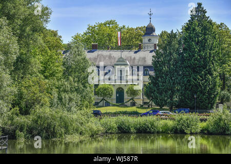 Alt-Britz, visualizzare, architettura, esterno al di fuori, vista esterna, vista esterna, Berlino, Britz, Britzer, Germania, Building, edificio mansion, Neukoelln, Foto Stock