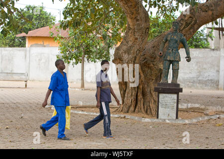 OUIDAH , porta slave nel commercio triangolare Foto Stock