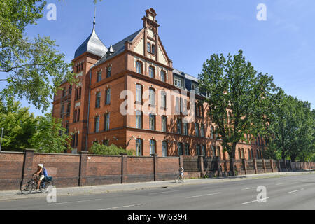 Vista, al di fuori e al di fuori, vista esterna, vista dall'esterno in mattoni, edificio di mattoni, edifici in mattoni, edifici in mattoni, edifici in mattoni, Berlino, Columbia dam, Ge Foto Stock