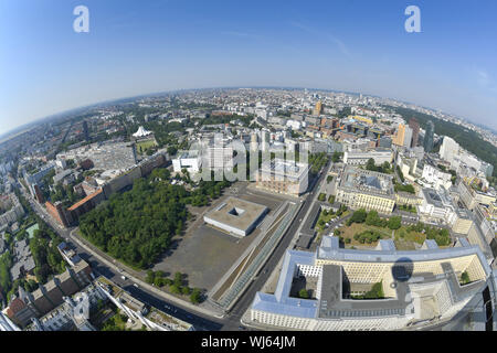 Visualizzare, architettura, esterno al di fuori, vista esterna, vista esterna, Berlino, Germania, centro di documentazione, Friedrich boschetto del monte Croce, edificio b Foto Stock