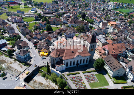 Vista aerea Appenzell San Maurizio Foto Stock