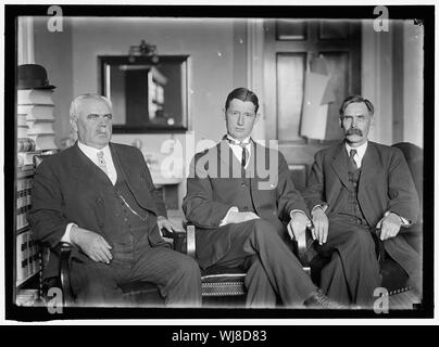 Casa dei Rappresentanti. Commissioni. Potere giudiziario. Speciale sottocomitato che sedevano a Macon, GA, 1/19/1914, per indagare sulle accuse contro il giudice lancia DELLA GEORGIA FEDERALCOURT. FLOYD DI AR; Webb di NC, PRESIDENTE; VOLSTEAD DI MN Foto Stock