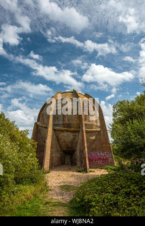 Il suono di specchi alle Denge, Dungeness, Kent, Regno Unito Foto Stock