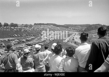 Il primo Gran Premio canadese o formale di una gara automobilistica a Mosport vicino a Bowmanville, Ontario 1960-1965 Foto Stock