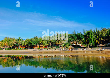 Un bel resort in il mio viaggio a Mui Ne, Phan Thiet, Viet Nam Foto Stock