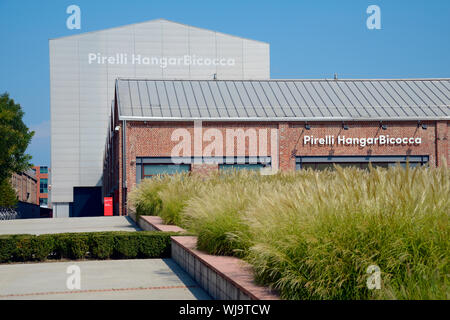 L'Italia, Milano, quartiere Bicocca Pirelli Hangar Bicocca, Museo d'arte Foto Stock