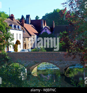 Riverside Mews cottage a Abingdon Foto Stock