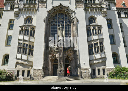 Corte distrettuale, la corte distrettuale di nozze, vista, architettura, al di fuori e al di fuori, vista esterna, vista esterna, Berlino, ben posto, Germania, edificio BU Foto Stock