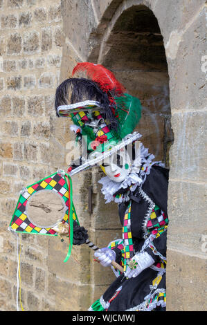 Carnevale veneziano o Carnaval Vénetien a Longwy, Francia Foto Stock